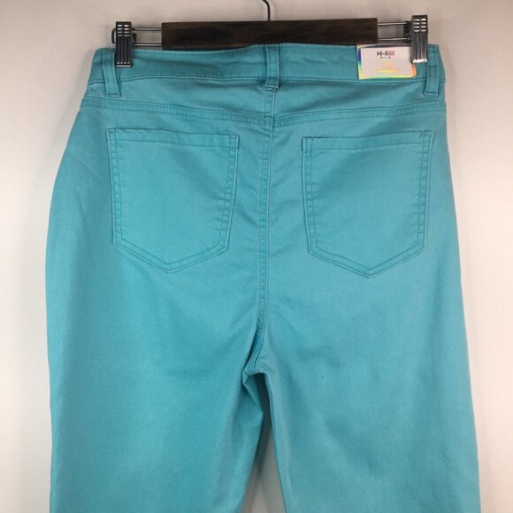 Tinseltown High Rise Juniors Skinny Jeans Sea Glass Size 11. NWT - Picture 10 of 13